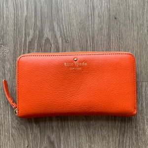 Orange 🍊 colour Kate Spade ♠️ Wallet